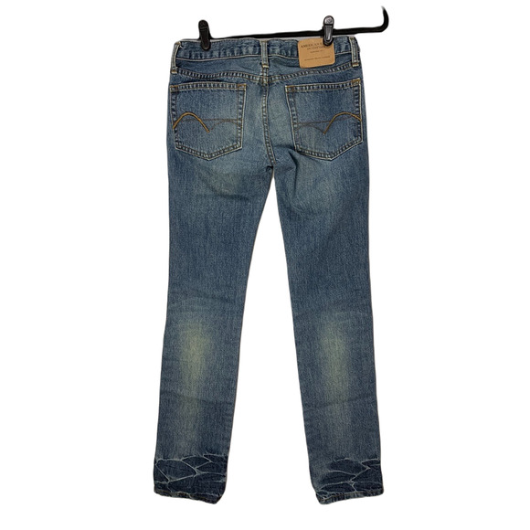 American Eagle Outfitters Womens Distressed Skinny Jeans Size 28" - Picture 2 of 5